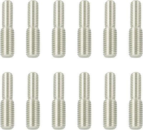 TAODAN 12PCS 304 Stainless Steel Reducing Screws M8x20 to M10x20 Double Head Threaded Reducer Adapter for Hardware Connection Building Construction Furniture Assembly Automotive Repairs in Saudi Arabia