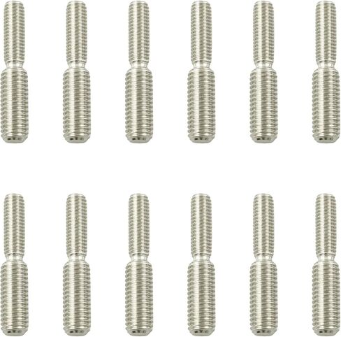 TAODAN 12PCS 304 Stainless Steel Reducing Screws M8x20 to M10x20 Double Head Threaded Reducer Adapter for Hardware Connection Building Construction Furniture Assembly Automotive Repairs in Saudi Arabia