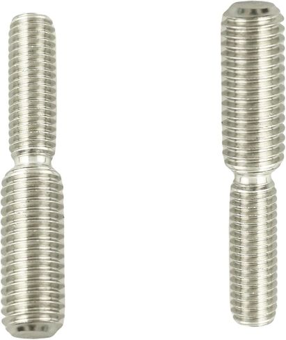 TAODAN 12PCS 304 Stainless Steel Reducing Screws M8x20 to M10x20 Double Head Threaded Reducer Adapter for Hardware Connection Building Construction Furniture Assembly Automotive Repairs in Saudi Arabia