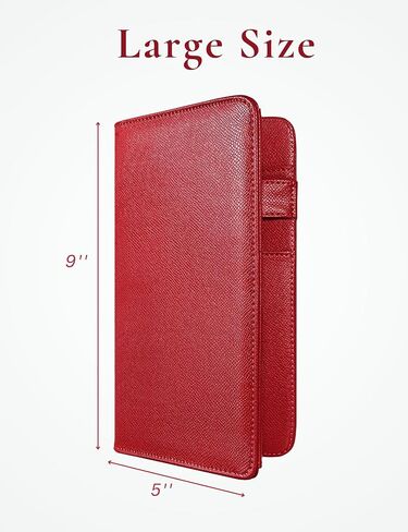 Mymazn Server Book with Zipper and Magnetic Pocket, Cute Waitress Book Server Booklet, Serving Book Fits Server Apron with High Volume Pocket, Floral Green in Saudi Arabia