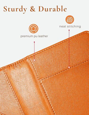 Mymazn Server Book with Zipper and Magnetic Pocket, Cute Waitress Book Server Booklet, Serving Book Fits Server Apron with High Volume Pocket, Floral Green in Kuwait