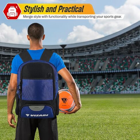 Vizari 'Avila' Soccer Sports Carrybag | Versatile Multiple Sports Bag for Ultimate Convenience in Saudi Arabia