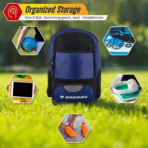 Vizari 'Avila' Soccer Sports Carrybag | Versatile Multiple Sports Bag for Ultimate Convenience in Saudi Arabia