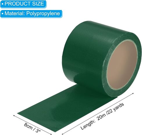 PATIKIL Gaffers Tape 4 in x 22 Yards, Waterproof Gaffer Floor Tape No Residue Non-Reflective Easy Tear for Indoor Outdoor Photography Electrical Cord Industrial Use, Green in Kuwait