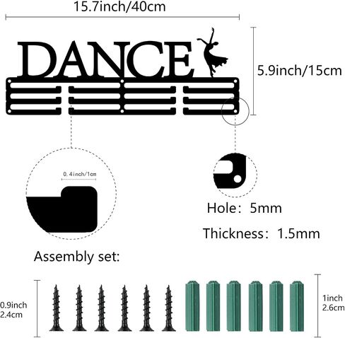 CREATCABIN Medal Hanger Display Medal Holder Rack Angel Fairy Castle Sports Metal Hanging Athlete Awards Wall Mount Decor Over 60+ Medals for Competition Ribbon Medal 15.7x5.9Inch-Every Mile is Magic in Saudi Arabia