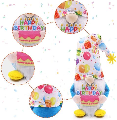 ciyvolyeen هدايا عيد ميلاد سعيد جنوم للنساء أمي الجدة لها عيد ميلاد سعيد أفخم الهدايا الأفكار مجموعات مضحكة اليدوية للمطبخ المنزل مزرعة صينية متدرجة حفلة عيد ميلاد ديكور الزينة in Kuwait