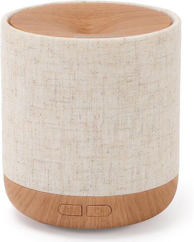 Essential Oil Diffuser 7 fl oz (200ml) with Fabric Cover and Night Lamp | Ultrasonic Aroma Diffuser | Humidifier with Lights | Room Decor | Small Humidifier for Bedroom | Housewaming Gift in Kuwait