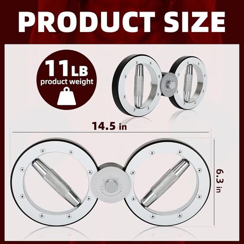 تدريب عضلات حرق الدوران، معدات تمرين الذراع 8-12 رطل مع مقاومة قابلة للتعديل، ذراع سرعة قابل للتعديل، جهاز ذراع السرعة مناسب للمنزل وصالة الألعاب الرياضية وإعادة التأهيل in Kuwait