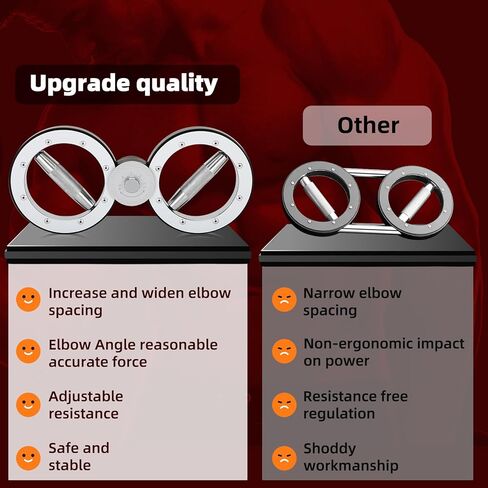 تدريب عضلات حرق الدوران، معدات تمرين الذراع 8-12 رطل مع مقاومة قابلة للتعديل، ذراع سرعة قابل للتعديل، جهاز ذراع السرعة مناسب للمنزل وصالة الألعاب الرياضية وإعادة التأهيل in Kuwait