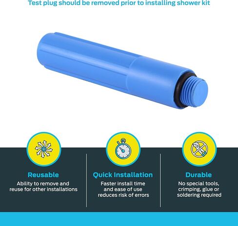 Sharkbite 1/2 Inch MNPT Bathroom Shower Test Plug, 25828Z in Saudi Arabia