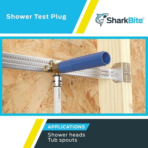 Sharkbite 1/2 Inch MNPT Bathroom Shower Test Plug, 25828Z in Saudi Arabia