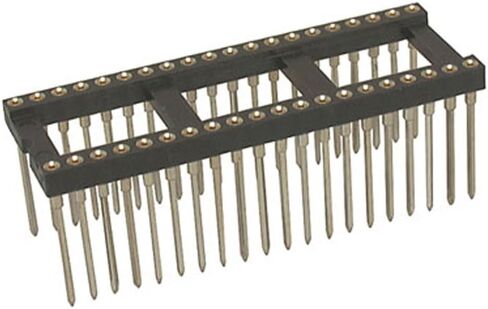 مقبس سلك Jameco Valuepro EMS-26405، IC 40 دبوس، لف سلك مُجهز آليًا، 0.515 بوصة، 4.5 بوصة ارتفاع × 50.8 بوصة طول × 0.6 بوصة حجم in Saudi Arabia