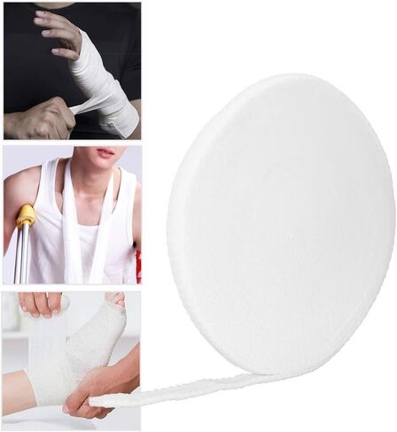 10M Tubular Bandage Elastic Net Dressing Breathable Tubular Ttubular Gauze Breathable Tubular Stretch Bandage First-aid Dressing Wrap Retainer for Protect Soft, Fragile Skin (3#) in Saudi Arabia