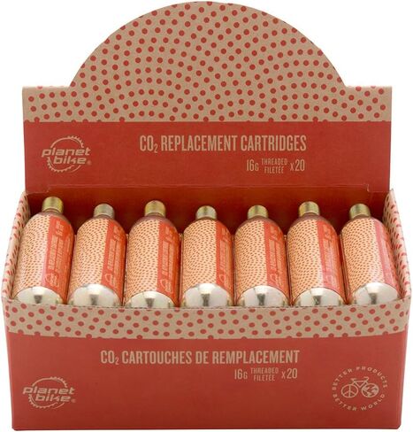Planet Bike 16g Threaded CO2 Replacement cartridges in Saudi Arabia