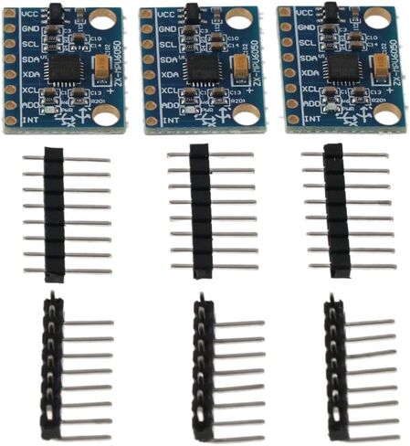 6 DOF 6-axis Sensor Module 3PCS GY-521 MPU-6050 Accelerometer Gyroscope Module Arduino Raspberry in Saudi Arabia