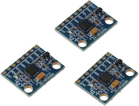 6 DOF 6-axis Sensor Module 3PCS GY-521 MPU-6050 Accelerometer Gyroscope Module Arduino Raspberry in Saudi Arabia