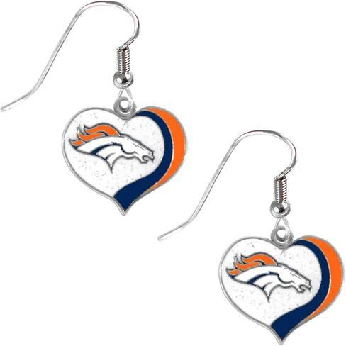 Pro Specialities Group, Inc NFL Denver Broncos Denver Broncos أقراط قلب لامع، أزرق، صغير، Pro Specialities Group، IncLS0266114 in Saudi Arabia