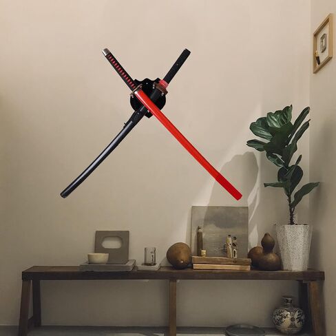 Wall Mount Sword Plaque Sword Holder Acrylic Sword Plaque Display Sword Stand with Hardware Sword Hanger (Black 1 pack) in Saudi Arabia