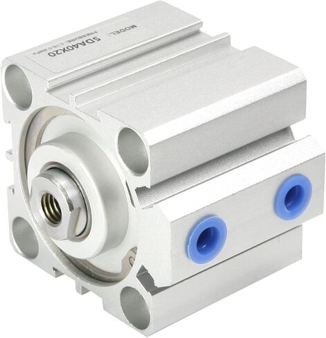 Othmro Air Cylinders SDA40x20 Sealing Thin Air Cylinder Pneumatic Air Cylinders 1.57inch Bore 0.79inch Stroke Aluminium Alloy Pneumatic Components for Pneumatic and Hydraulic Systems in Saudi Arabia