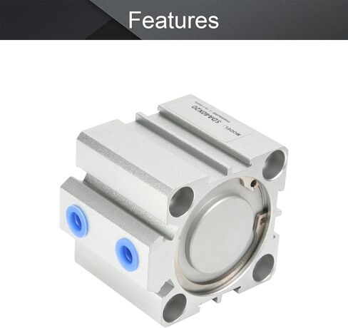 Othmro Air Cylinders SDA40x20 Sealing Thin Air Cylinder Pneumatic Air Cylinders 1.57inch Bore 0.79inch Stroke Aluminium Alloy Pneumatic Components for Pneumatic and Hydraulic Systems in Saudi Arabia