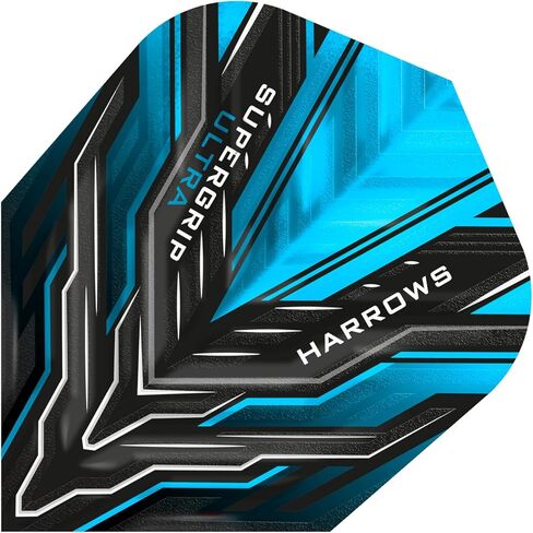 Harrows SUPERGRIP ULTRA FLIGHTS| Set of x5 Premium Extra Strong Dart Flight Bag (15 Flights) (Green) in Saudi Arabia
