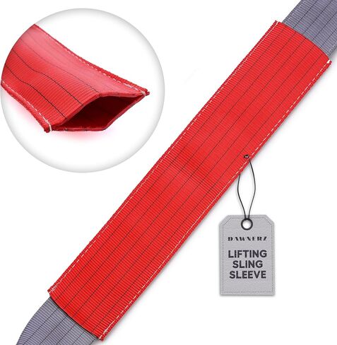 Polyester Lifting Sling Protector Sleeve 4.0' - Wear Pad for Dawnerz Eye to Eye Lifting Strap 6600 LBS Vertical WLL in Saudi Arabia