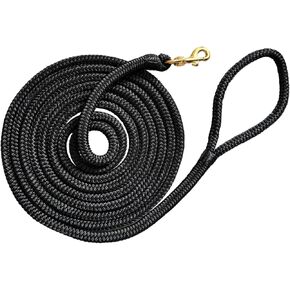 Double Braided Nylon Horse Lead Rope,Horse Lead Line, with a Snap Hook (1/2" X 10ft)