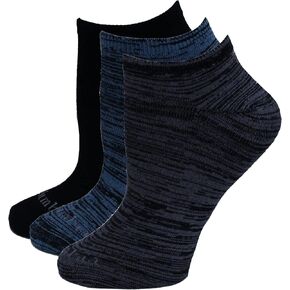 Columbia Women No-Show Pattern Socks, 3-Pair