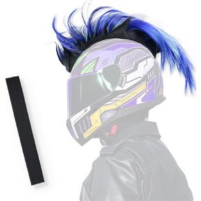 Helmet Wigs Haair Helmet Mohawk Helmet Decoration Hawk for Motorcycle Bicycle Snowboarding Skiing Biking Cycling Helmets