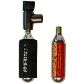 Planet Bike Black Zeppelin CO2 Bike tire inflator and cartridges