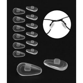 6 Pairs Replacement Nose Pads for Oakley OX5087 OX5113 OX5120 OX5123 OX5124 OX5123 OX5122 OX3202 OX3204 OX8053, Soft Nose Pieces Guard Replacement