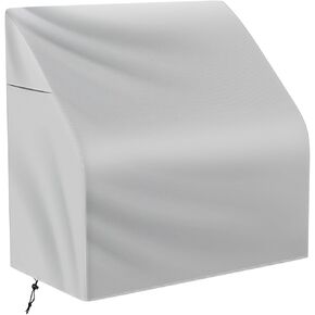 Waterproof Boat Swing Back Seat Cover, 600D Marine Grade Polyester Canvas Swingback Cooler Seat Cover,Grey(20" Dx 36" W x 36" H)