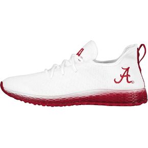 FOCO Alabama Crimson Tide NCAA Mens Gradient Midsole White Sneakers