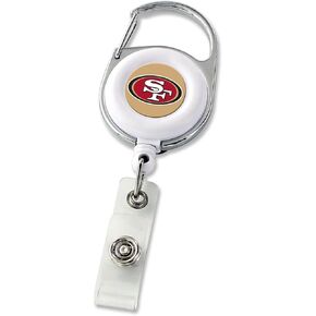 Aminco NFL San Francisco 49ers Deluxe Clip Badge Reel