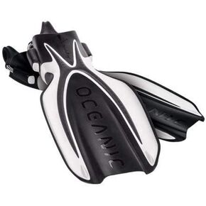 Manta Ray Scuba Diving Fin, White/Black, Regular by Oceanic