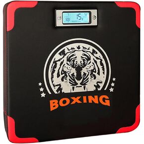 Punch Force Tester, Boxing Strength Pads, Wall Mounted Boxing mat, Indoor and Outdoor Boxing Strength Tester, Adjustable Height, displaying Boxing Strength/Frequency, for Adult Kid