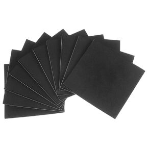 uxcell 10pcs Adhesive Foam Padding Sheets 1/8 inch Thick x 4 Inch Long Square EVA Foam Sheet Self Stick Non-Slip Anti Vibration Pads, Anti-Skid Noise
