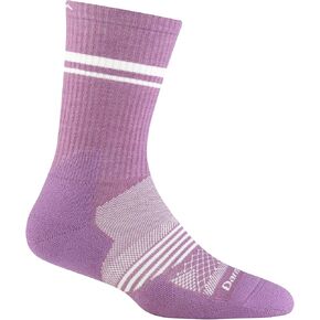 Darn Tough Vermont Element Crew Lightweight Merino with Cushion Violet LG (US 10-11.5)