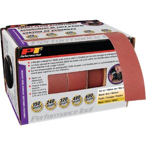 Performance Tool W3056 5 pc. Assorted Emery Cloth Rolls