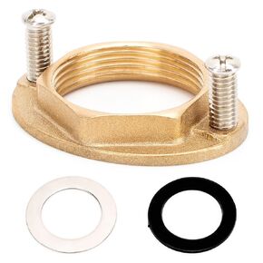 4set Brass Faucet Lock Nut (Inner Diameter:32mm/1.25''), Installation Kit Bathroom Lock Nuts