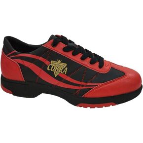 حذاء بولينج Cobra Bowling Products للرجال TCR-MR Cobra Rental - أربطة 12 M US، أحمر/أسود in Kuwait