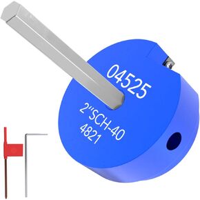 PVC Pipe Reamer 2 Inch Head PVC Socket Saver With 3/8 Inch Hex Shaft,PVC Fitting Saver,PVC Pipe Fitting For Standard 1/2 Inch Drill,For 2 Inch Sch.40 PVC CPVC ABS Pipe Plastic Pipe Fittings Reaming
