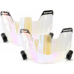 Barnett Football Eyeshield Visor, revo Blue, Eyes-Shield (Pack of 2)