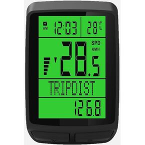 Bike Computer Cycling Computer Speed Sensor for Cycling Bike RPM Sensor, Bicycle Speedometer, Bicycle Computer, Wireless Odometer, Digital Odometer Computer, Waterproof 2.8'' LCD & Multi-Functions