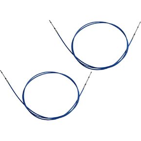 كابل التحكم في ناقل الحركة الخانق 3300/33C البحري متوافق مع نظام توجيه محرك القارب الخارجي باللون الأزرق 8FT 15FT 18FT 24FT 30FT (12قدم، قطعتين) in Kuwait