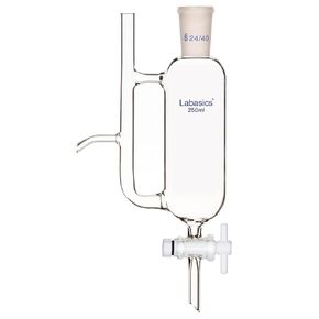 Water Oil Receiver Separator with 24/40 Lab Supply, 250 ml