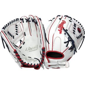 Rawlings | LIBERTY ADVANCED Fastpitch Softball Glove | 12" | 1 Piece Solid Web | Left Hand Throw