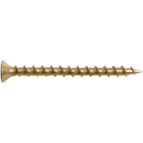 WCYZ8212F Yellow Zinc Coarse Thread Collated 8 x 2-1/2-Inch Screw, 1000 Screws per Box