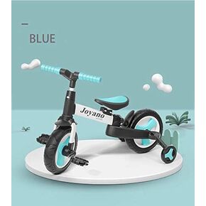 5-in-1 Kids Tricycle/Balance Bike/Push Bike with Pushbar for 2-8 Yrs Kids