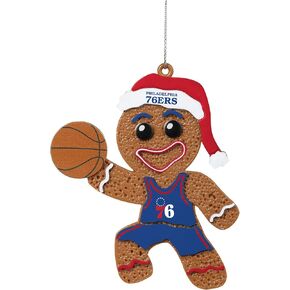 FOCO New York Knicks Gingerbread Man Holiday Ornament